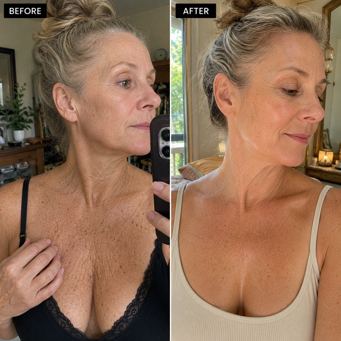 Saw visibly smoother texture over time — Patrice W. | Zarnier Silk Body Oil results
