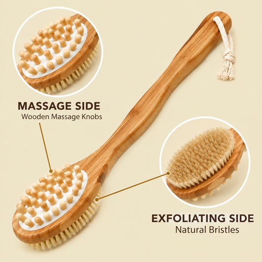 Zarnier Bamboo Massage Brush