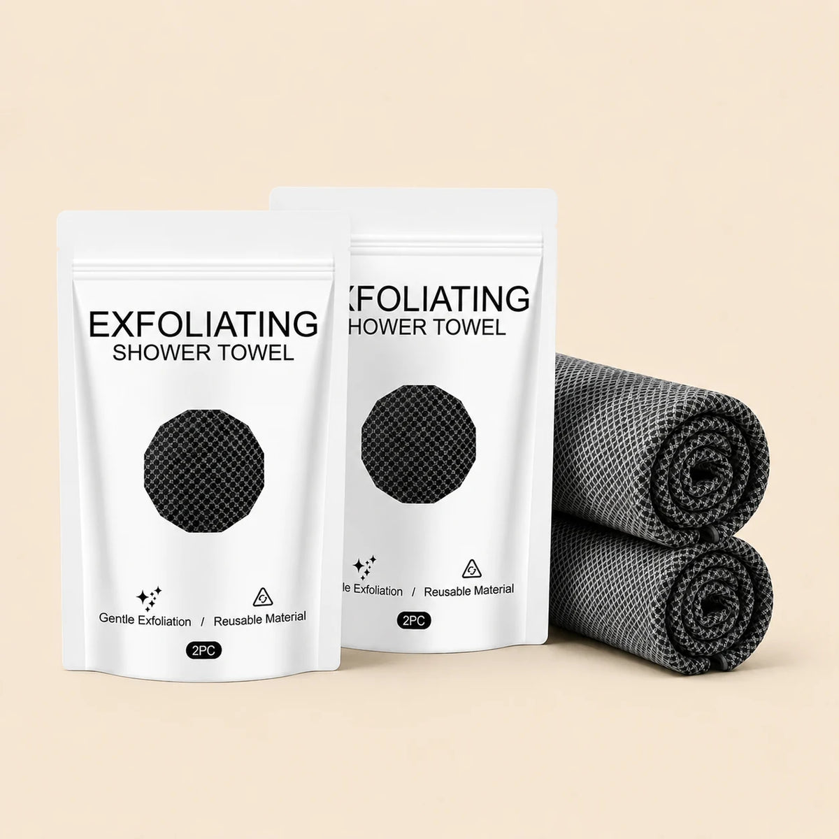 Zarnier Exfoliating Shower Towel