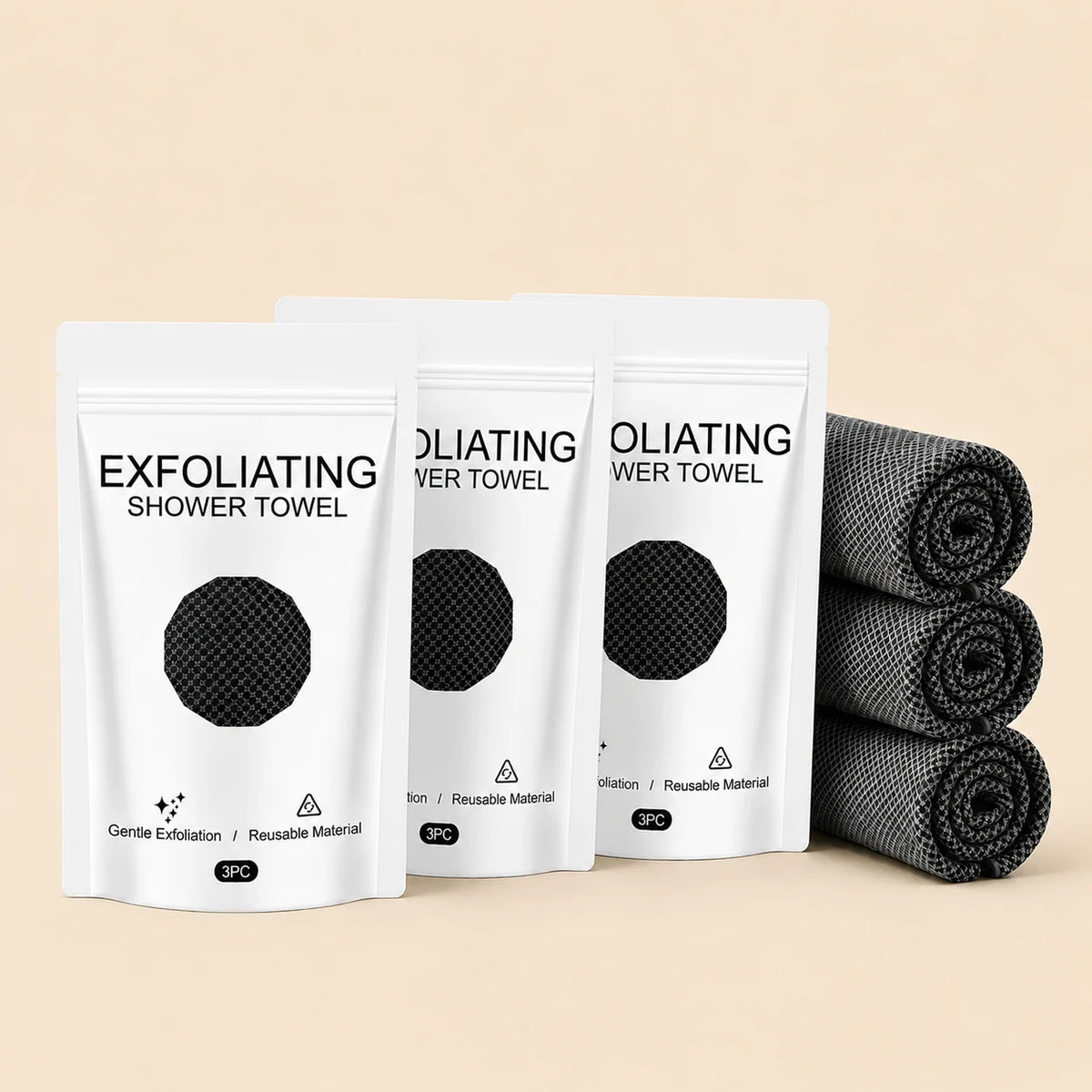 Zarnier Exfoliating Shower Towel